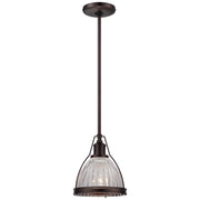 9" Mini Pendant, Dark Brushed Bronze Finish - Bees Lighting