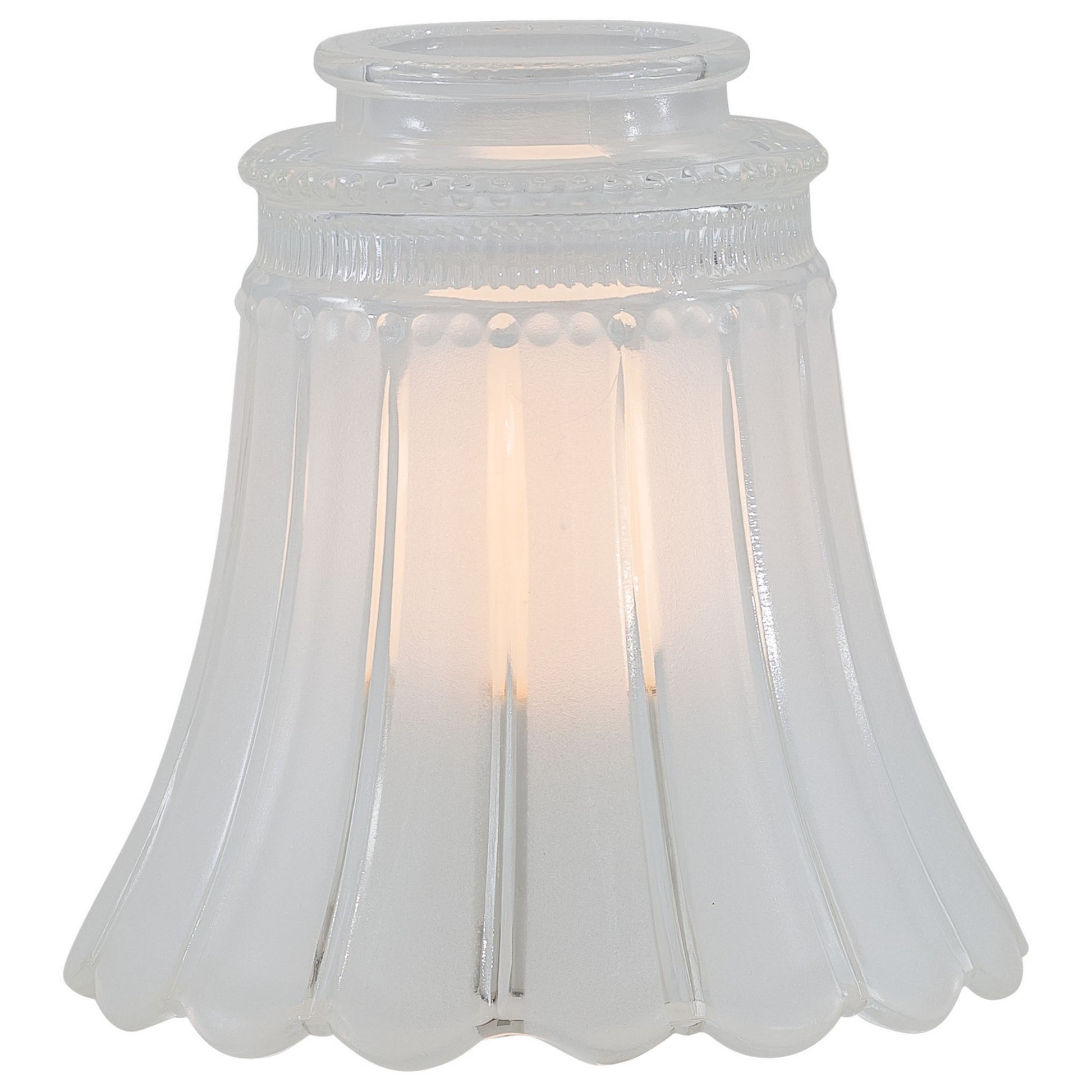 Minka Aire 2.25" Clear and Frosted Glass Shade - Bees Lighting