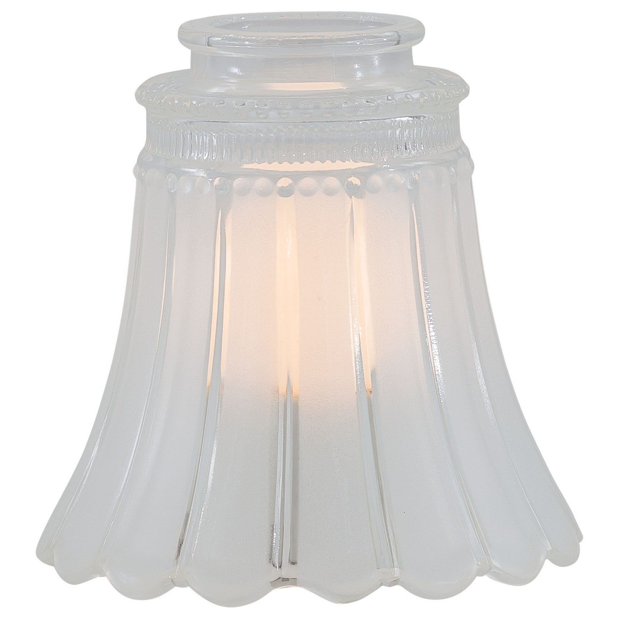 Minka Aire 2.25" Clear and Frosted Glass Shade - Bees Lighting