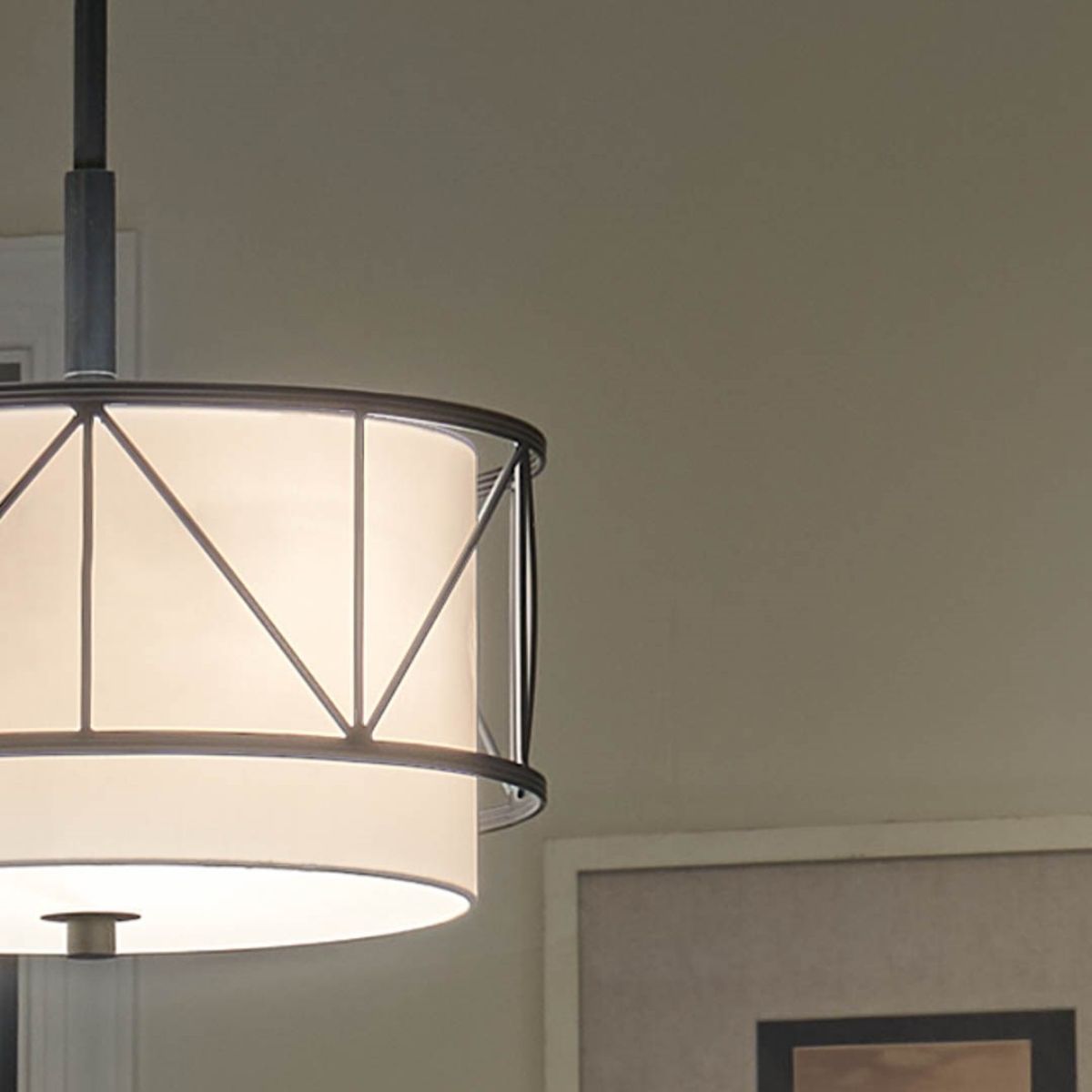 Birkleigh 14 in. 3 Lights Convertible Pendant/Semi Flush Mount Light Black finish - Bees Lighting