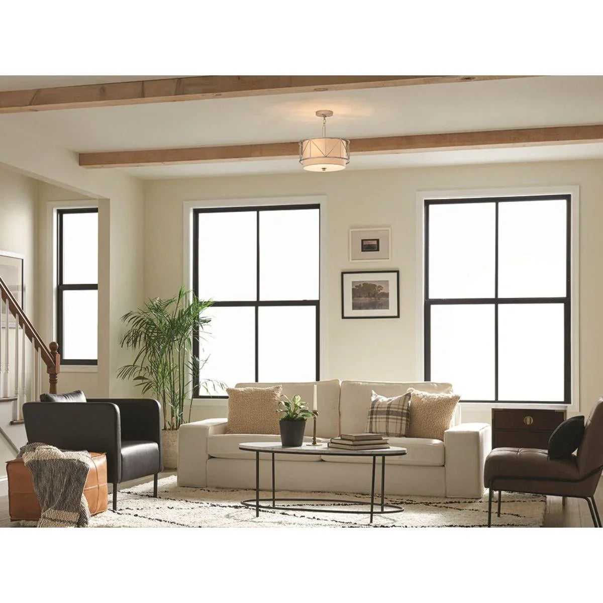 Birkleigh Convertible Pendant/Semi Flush Mount Light - Bees Lighting