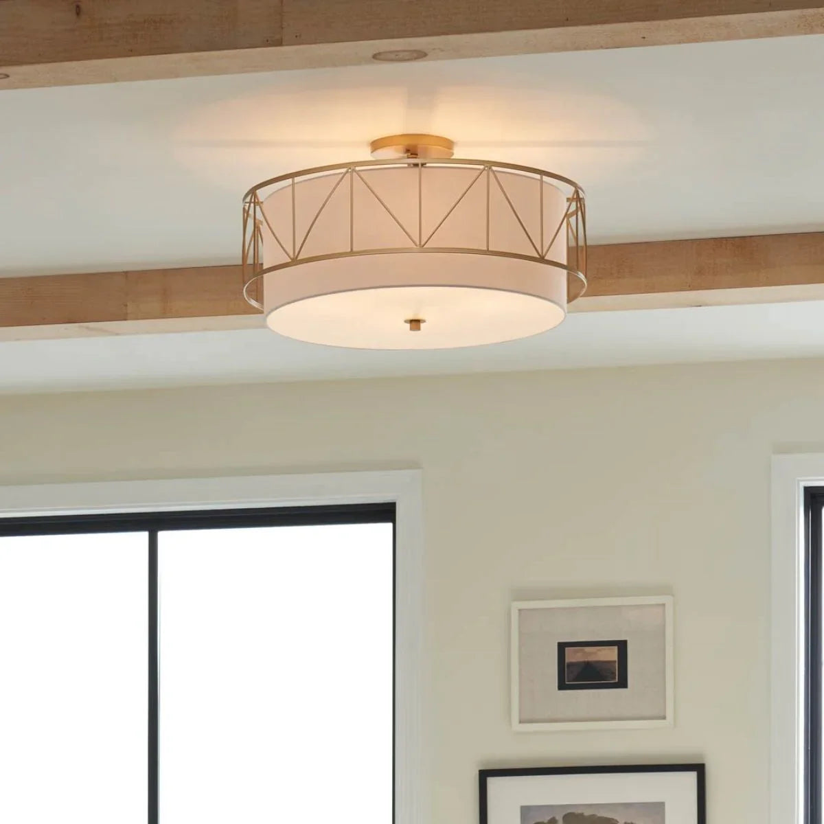Birkleigh 24" Semi flush Mount Light - Bees Lighting