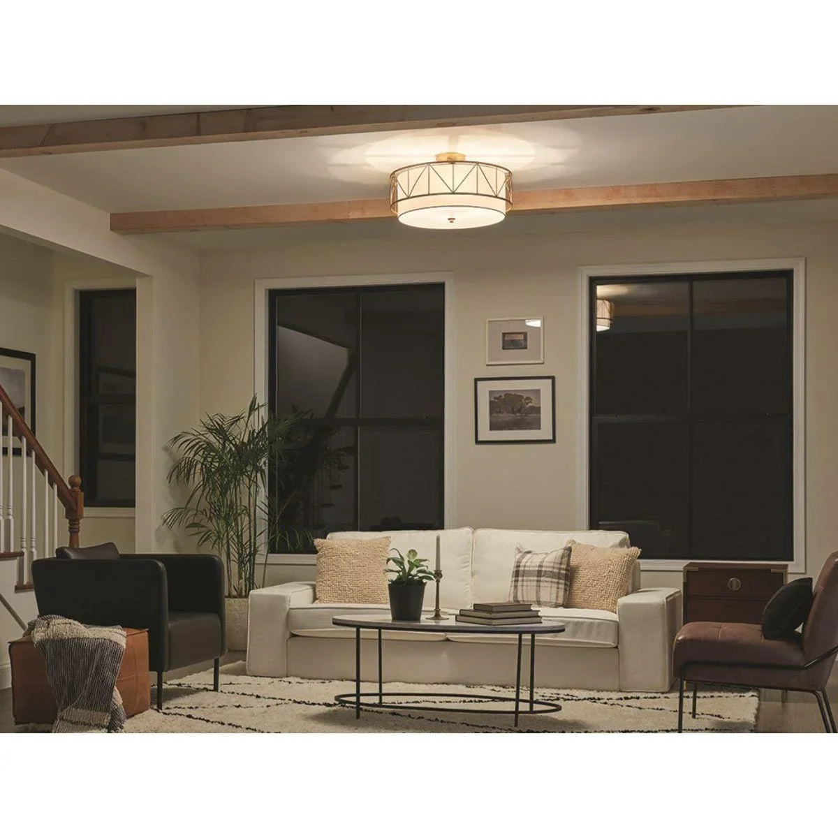 Birkleigh 24" Semi flush Mount Light - Bees Lighting