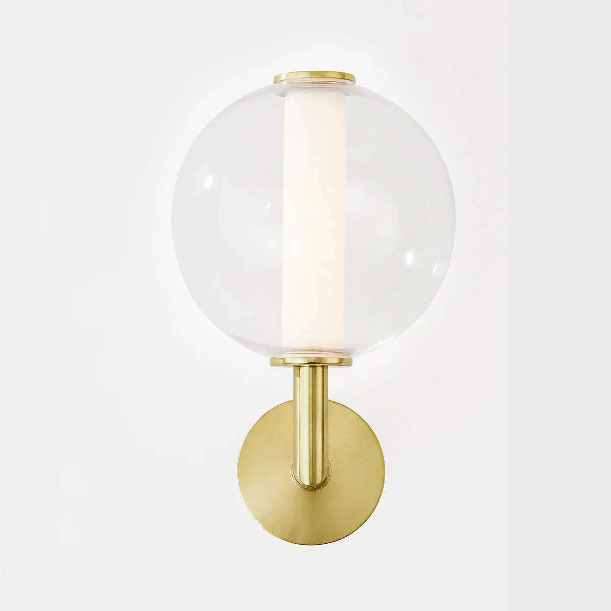 Richford 15" 1 Light LED Wall Sconce Aged Brass Finish - Bees Lighting