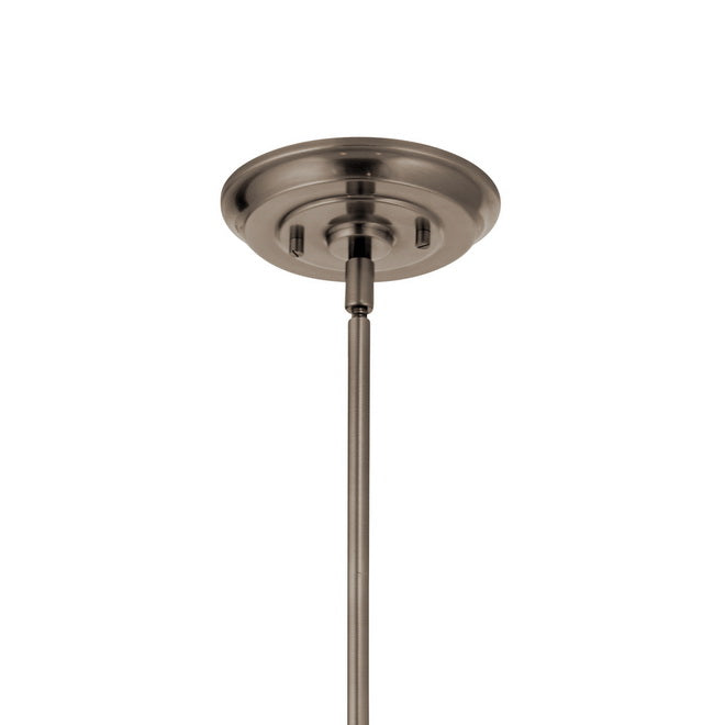 Hatton 10 In. 2 Lights Pendant Light Silver Finish - Bees Lighting