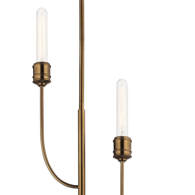Hatton 10 In. 2 Lights Pendant Light Bronze Finish - Bees Lighting