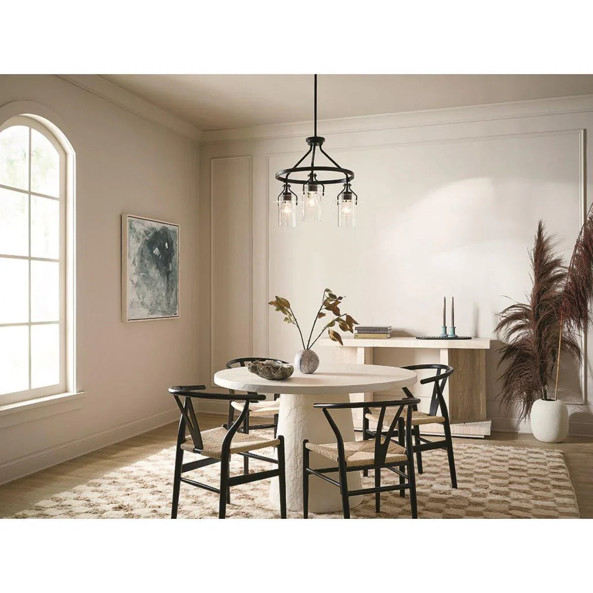 Everett 23" 3 Lights 1-Tier Chandelier - Bees Lighting
