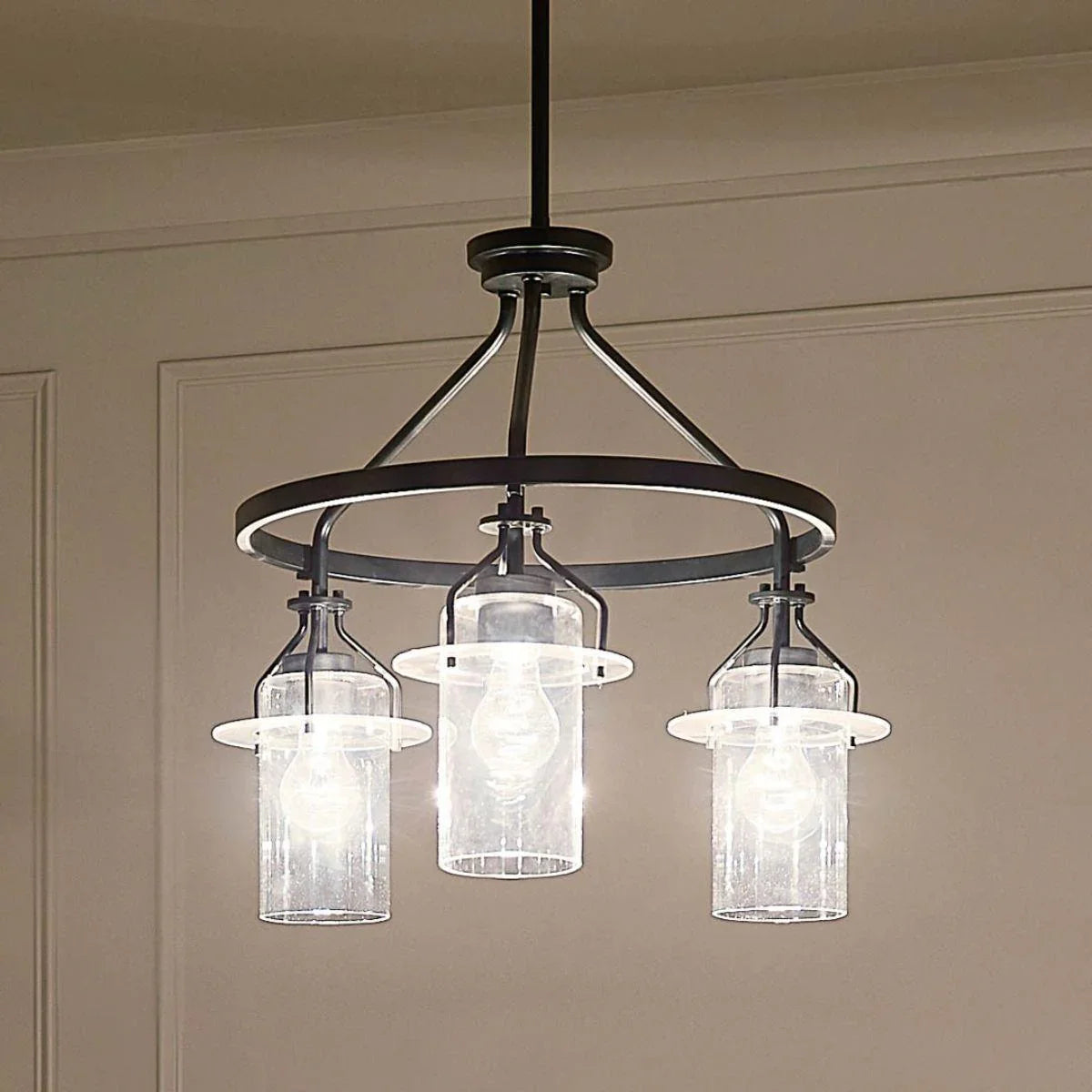 Everett 23" 3 Lights 1-Tier Chandelier - Bees Lighting