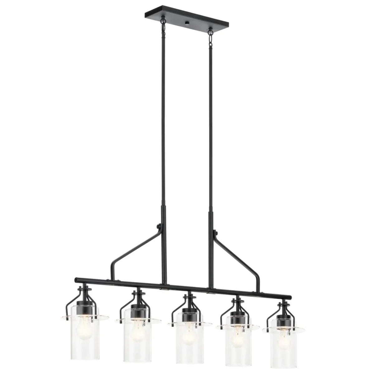 Everett 42" 5 Lights Linear Chandelier - Bees Lighting