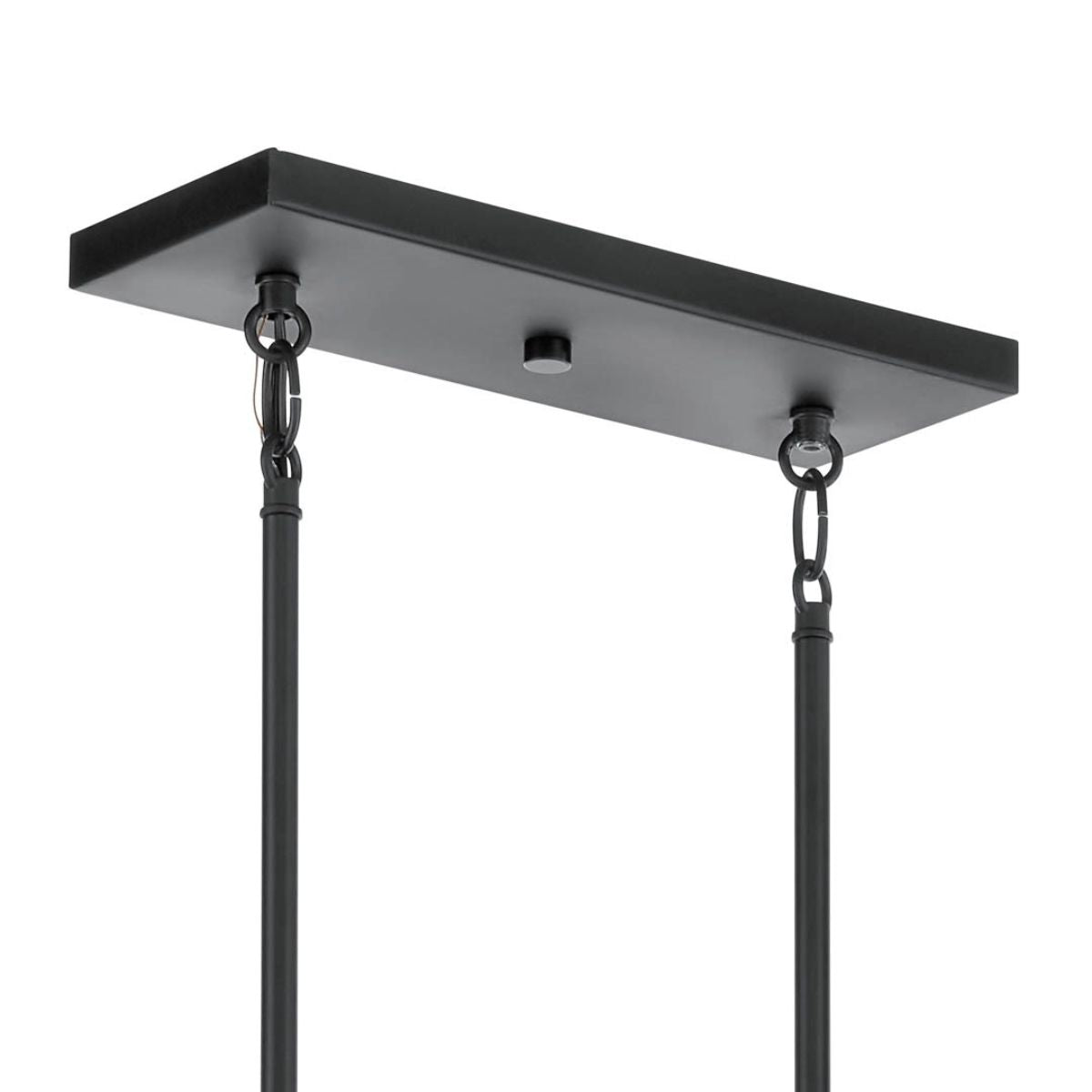 Everett 42 in. 5 Lights Linear Chandelier Black finish - Bees Lighting
