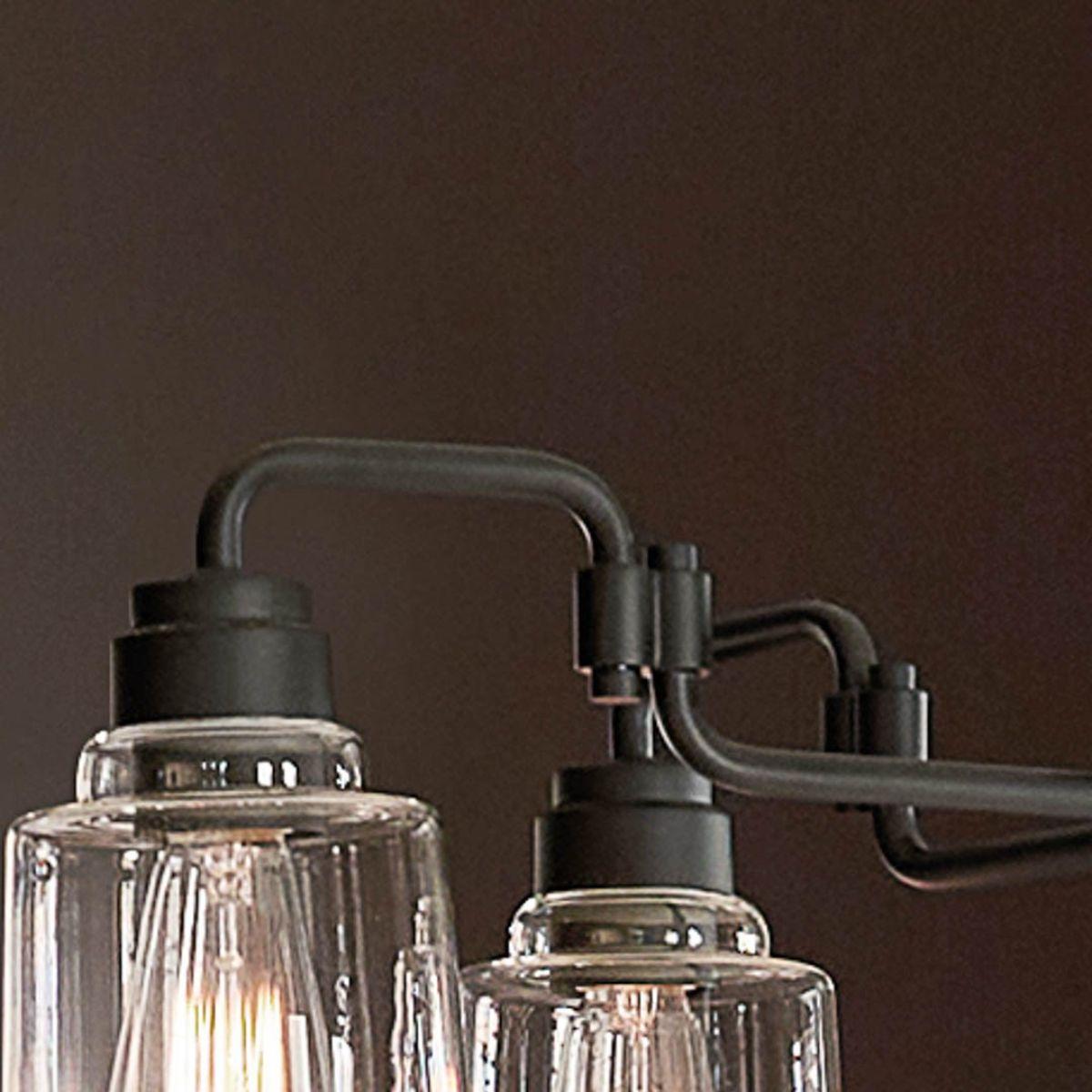 Aivian 30 in. 5 Lights Chandelier Black finish - Bees Lighting