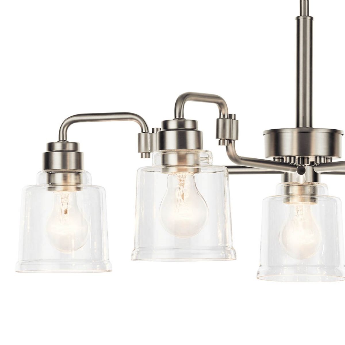 Aivian 30 in. 5 Lights Chandelier Nickel finish - Bees Lighting
