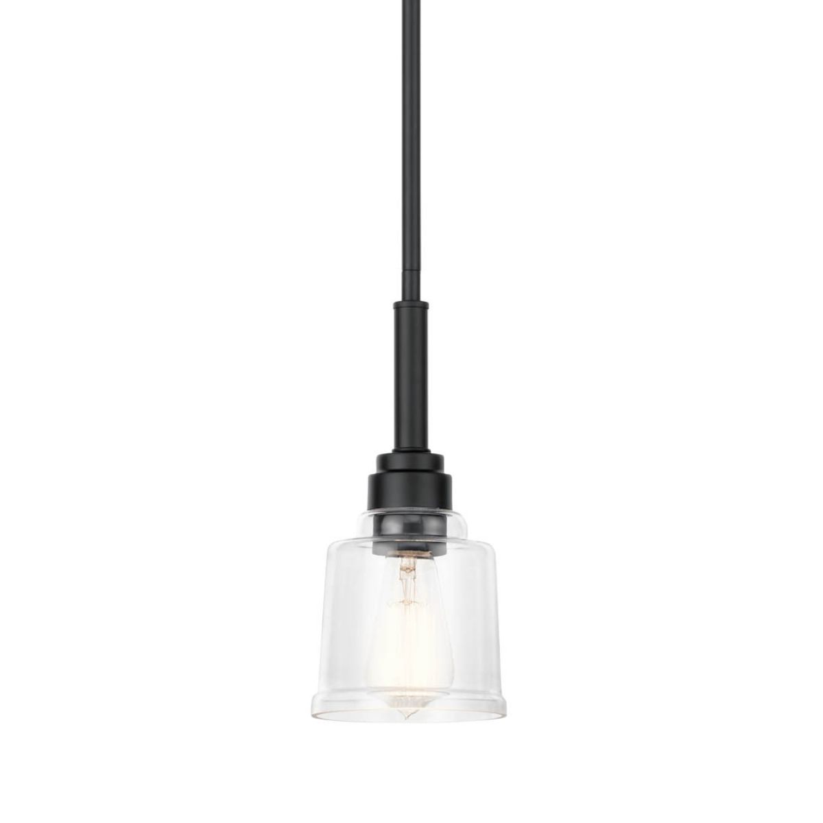Aivian 5 in. Pendant Light Black finish - Bees Lighting