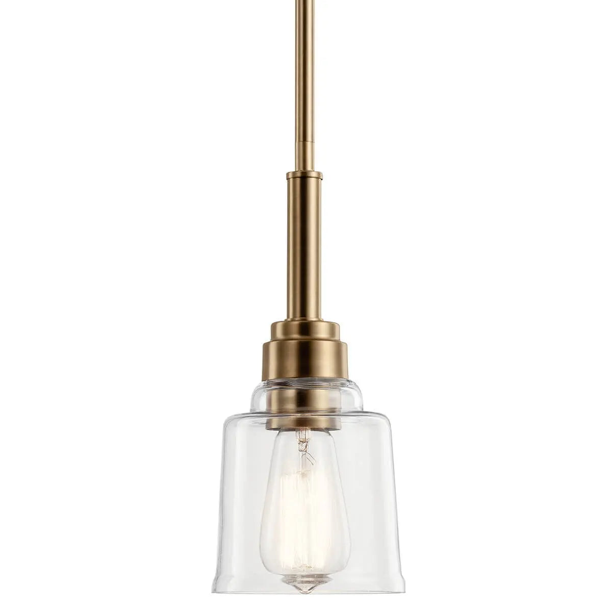 Aivian 5 in. Pendant Light Brass Finish - Bees Lighting