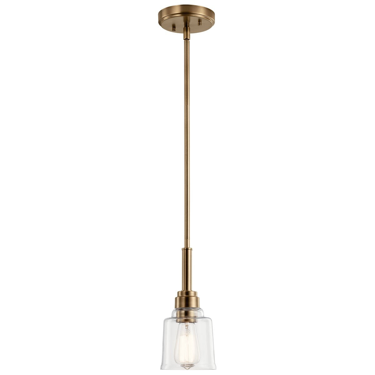 Aivian 5 in. Pendant Light Brass Finish - Bees Lighting