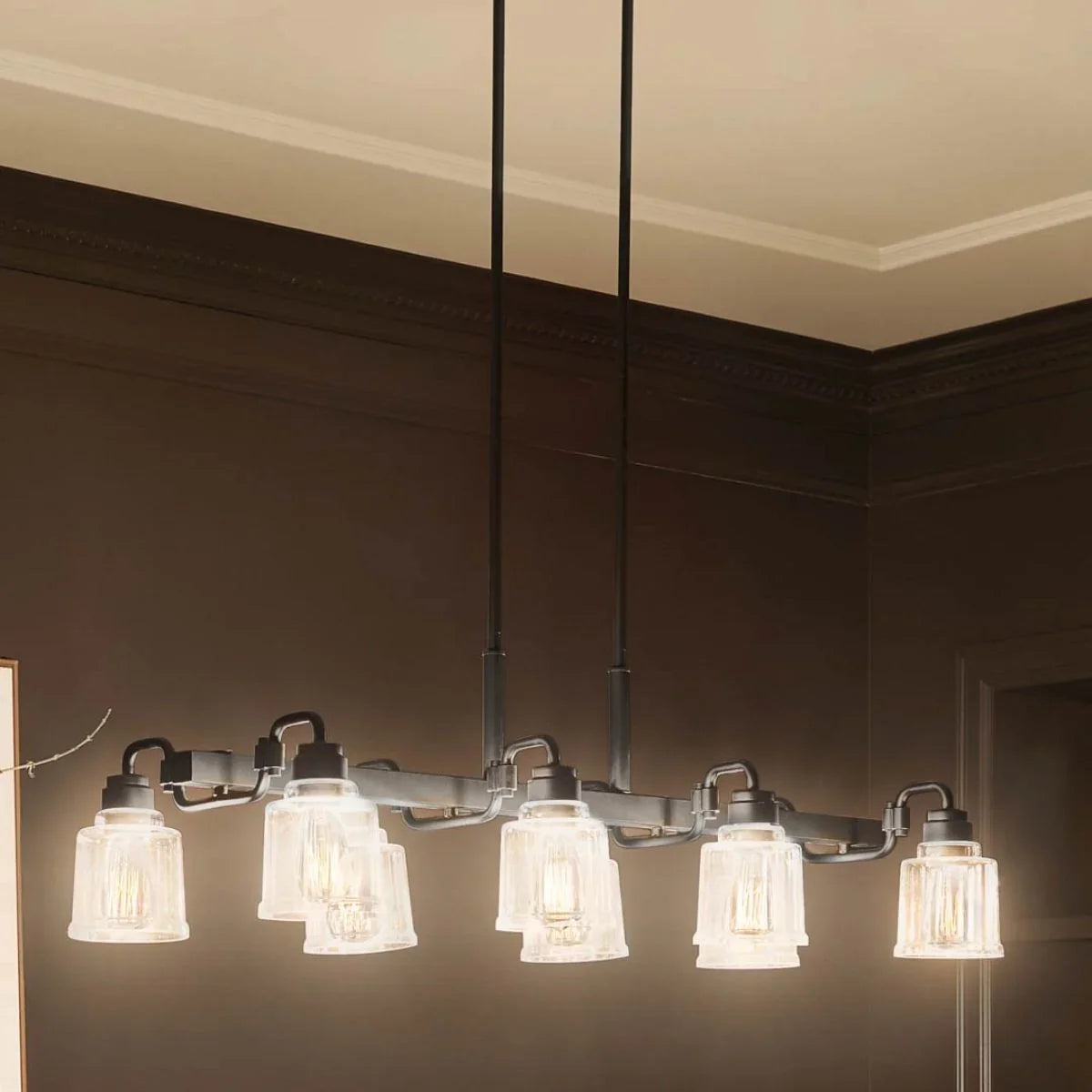 Aivian 42" 8 Lights Linear Chandelier - Bees Lighting