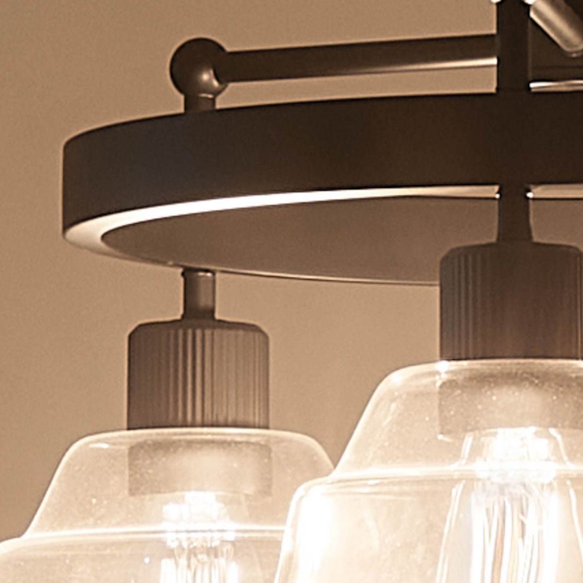 Eastmont 23 in. 3 Lights Chandelier Black finish - Bees Lighting