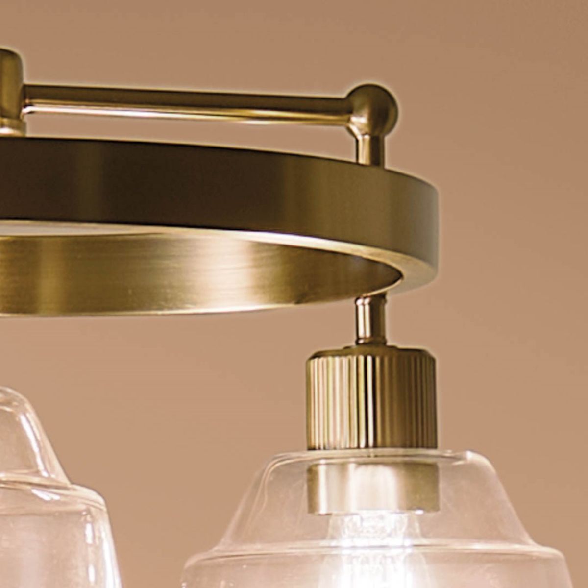 Eastmont 23 in. 3 Lights Chandelier Brushed Brass finish - Bees Lighting