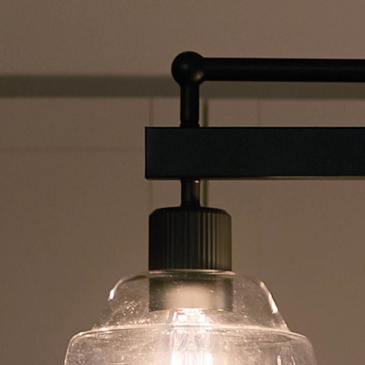 Eastmont 50 in. 5 Lights Linear Chandelier Black finish - Bees Lighting