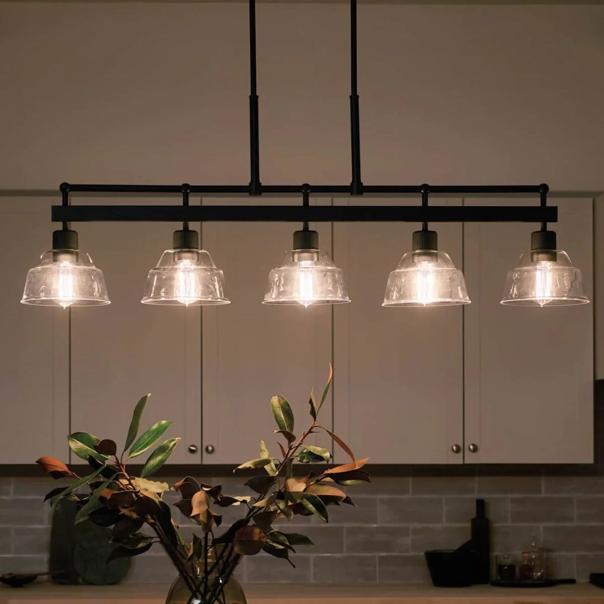 Eastmont 50" 5 Lights Linear Chandelier - Bees Lighting