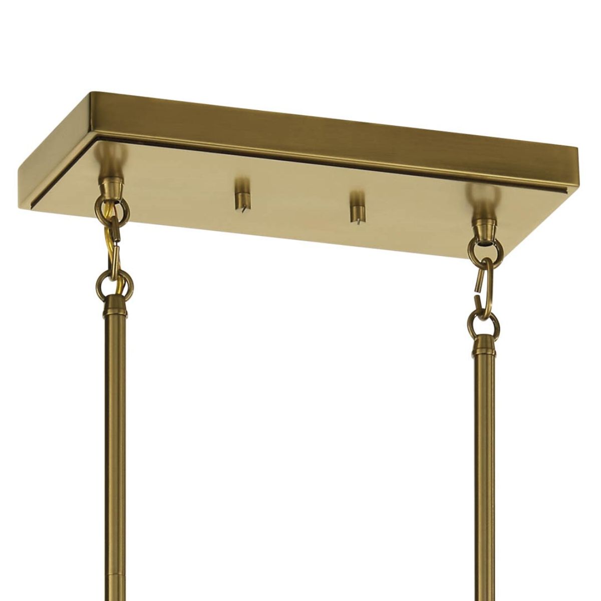 Eastmont 50 in. 5 Lights Linear Chandelier Brushed Brass finish - Bees Lighting