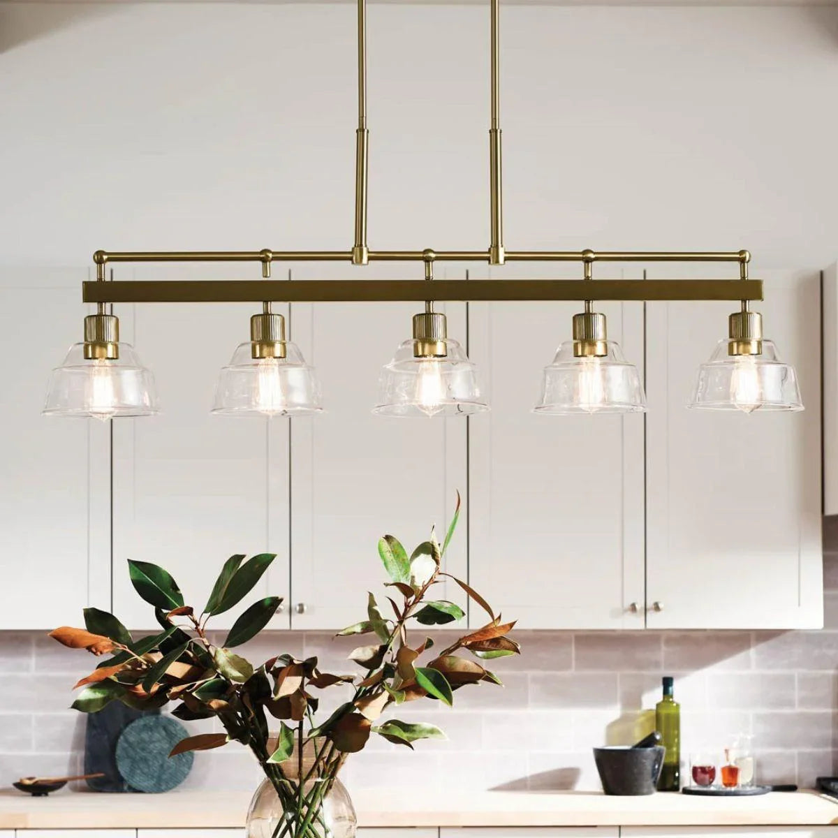 Eastmont 50" 5 Lights Linear Chandelier - Bees Lighting
