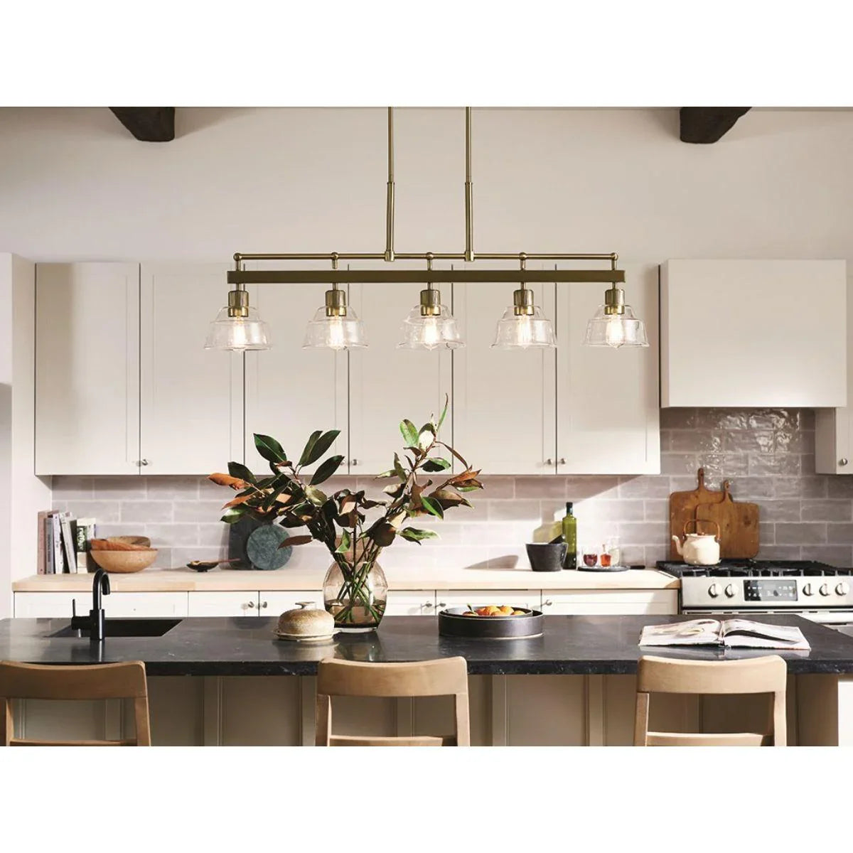 Eastmont 50" 5 Lights Linear Chandelier - Bees Lighting