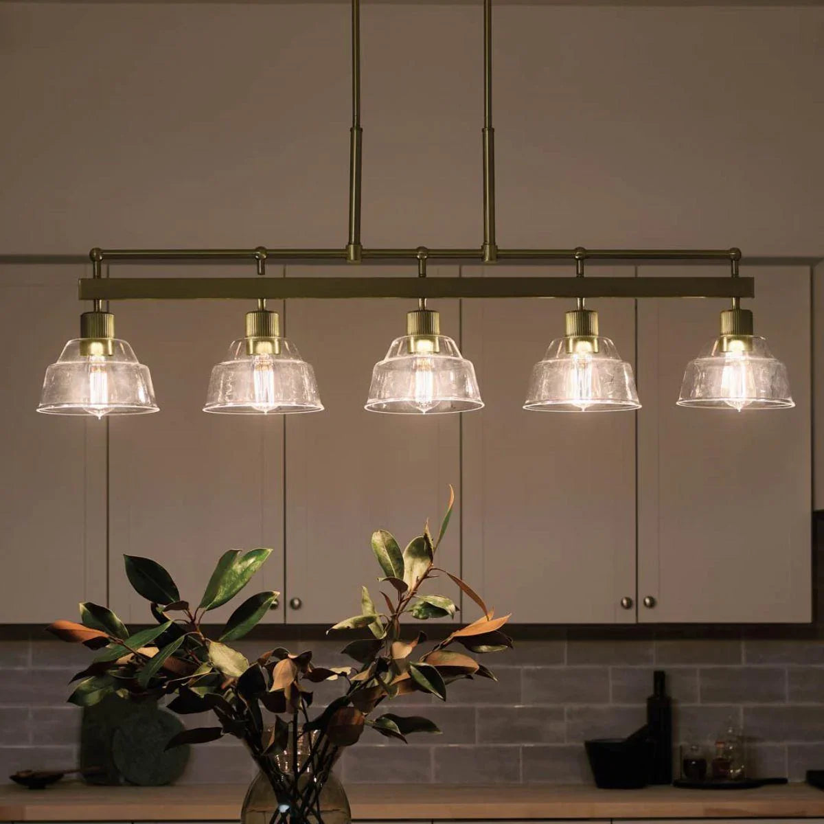 Eastmont 50" 5 Lights Linear Chandelier - Bees Lighting