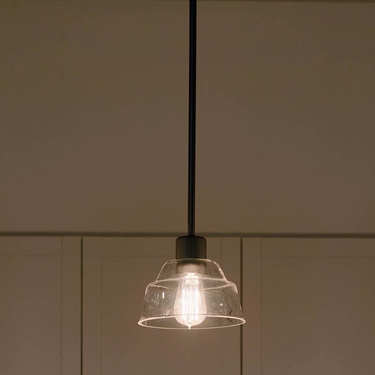 Eastmont 8 in. Mini Pendant Light Black finish - Bees Lighting