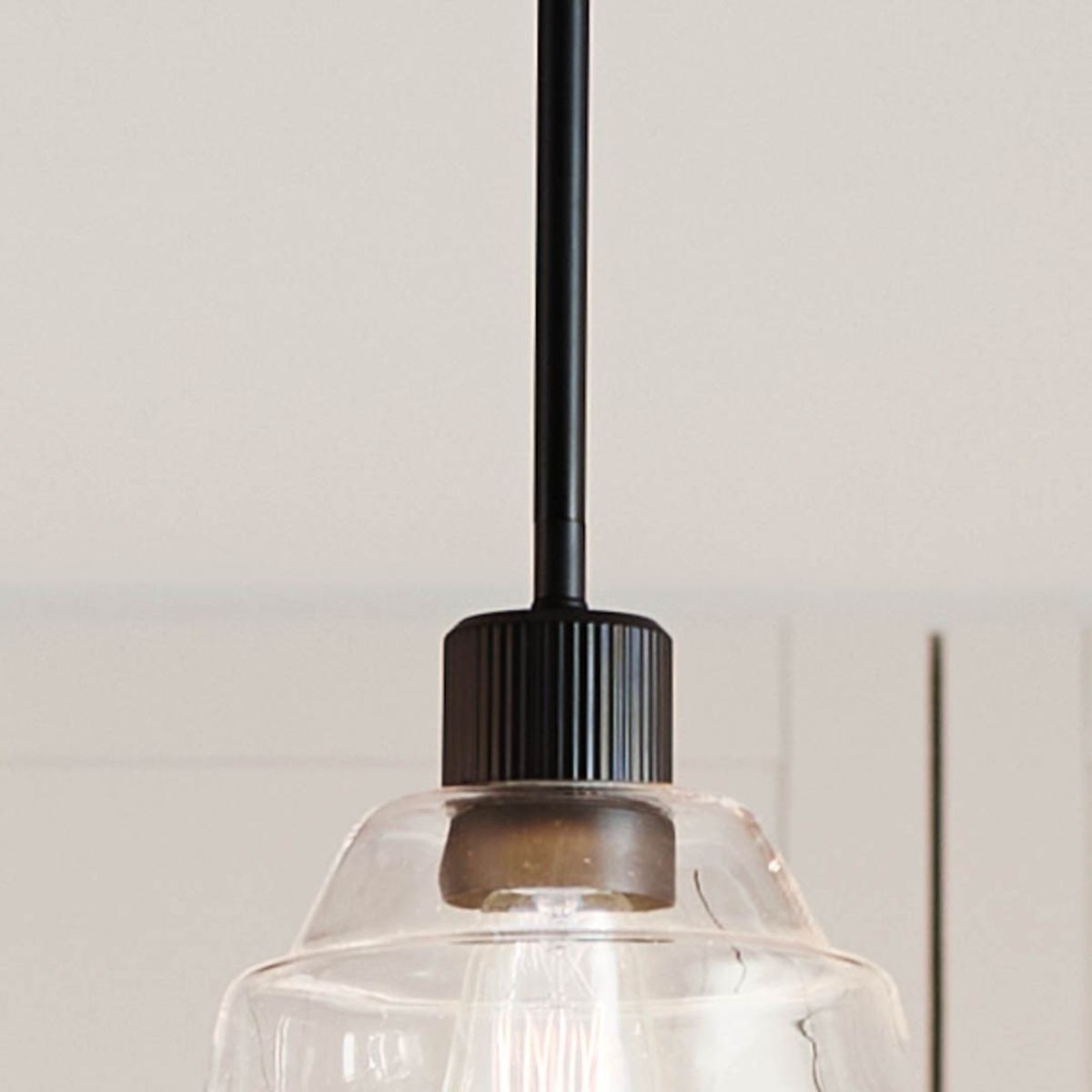 Eastmont 8 in. Pendant Light Black finish - Bees Lighting