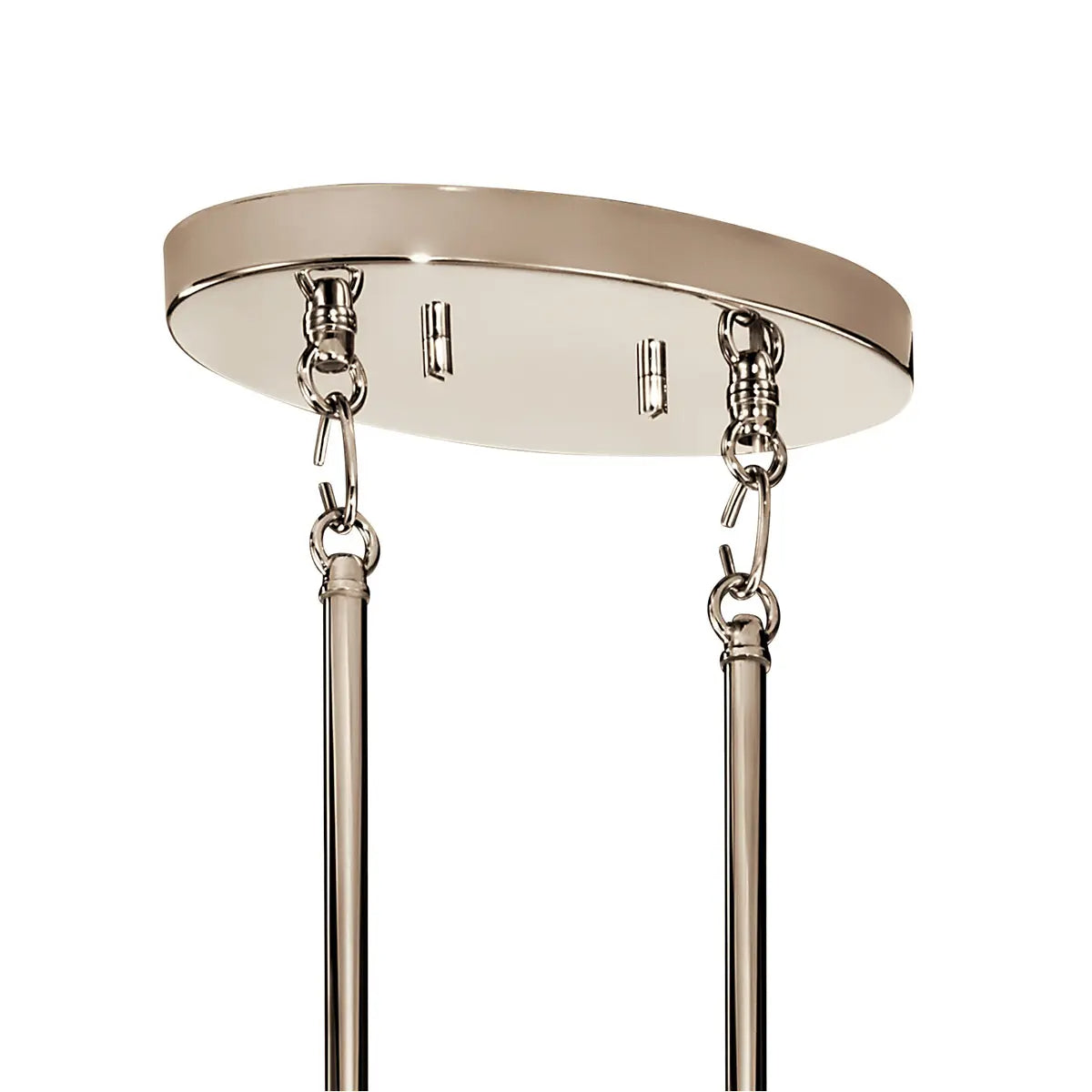 Tolani 43" 8-Light Chandelier, Polished Nickel Finish - Bees Lighting