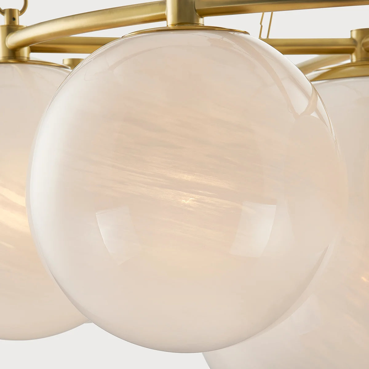 Thornwood 43" 9 Lights Chandelier Aged Brass Finish