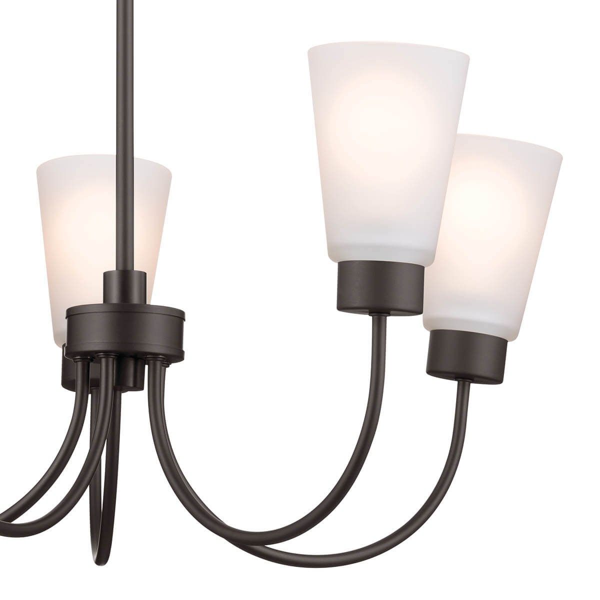 Erma 24 in. 5 Lights Chandelier Old Bronze finish - Bees Lighting