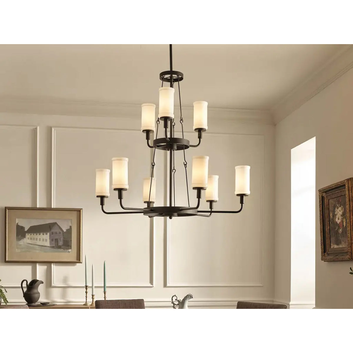 Vetivene Chandelier - Bees Lighting