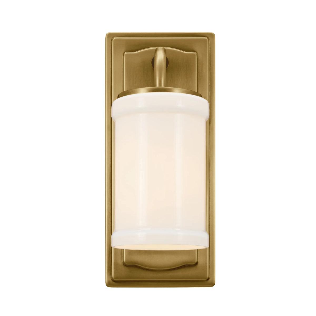 Vetivene 12" 1-Light Wall Sconce, Natural Brass Finish - Bees Lighting