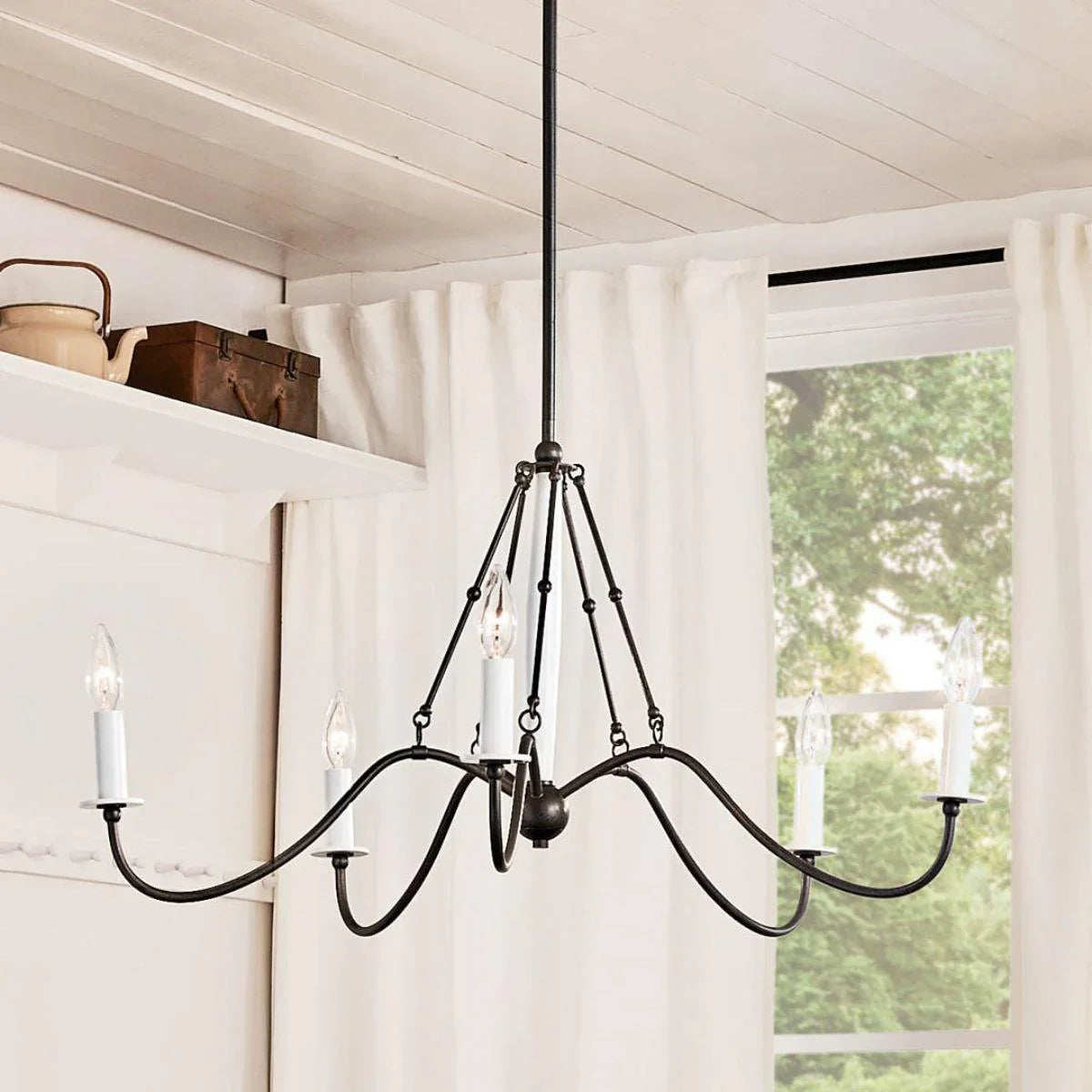 Freesia 1-Tier Chandelier - Bees Lighting