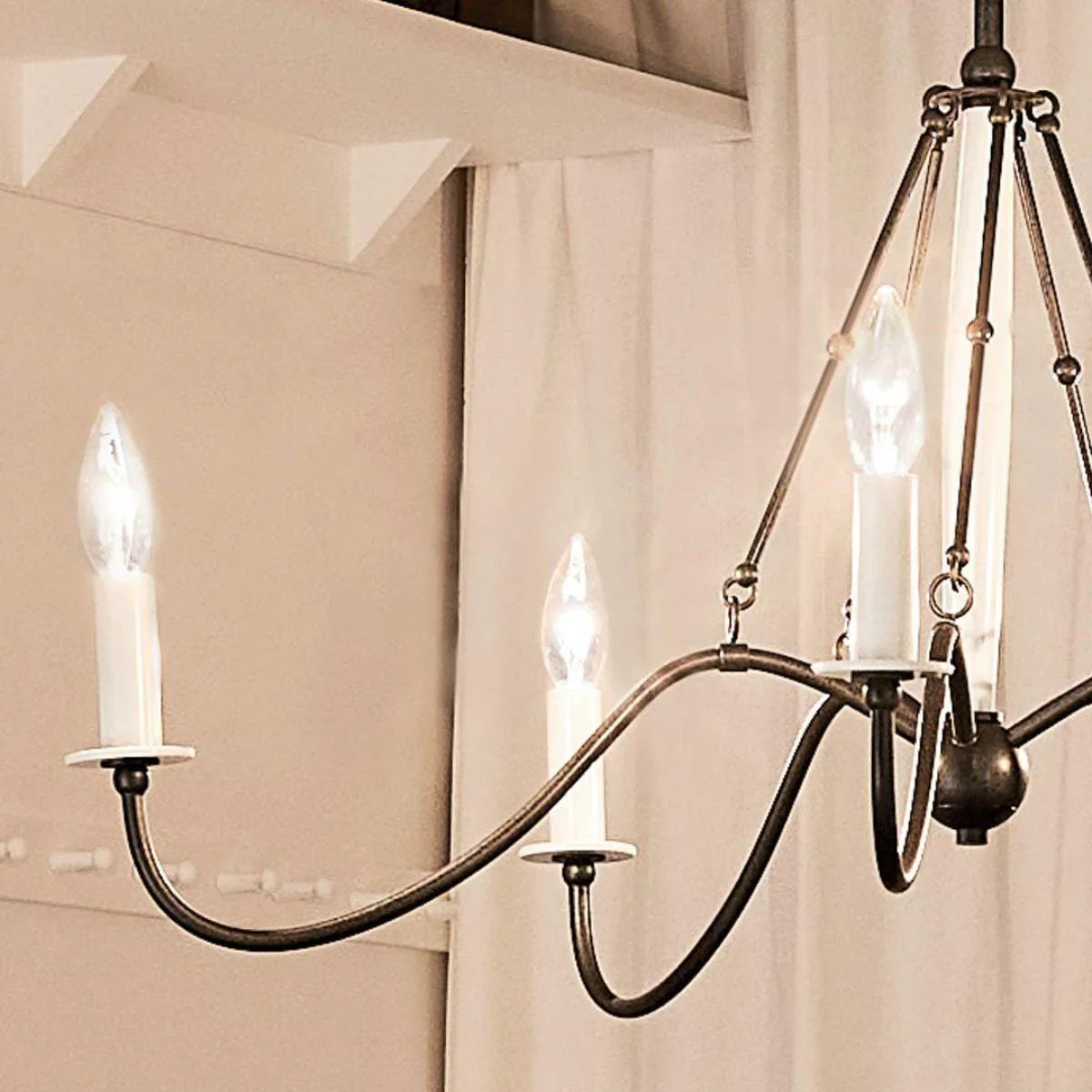 Freesia 1-Tier Chandelier - Bees Lighting