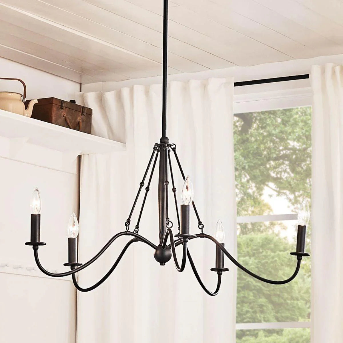Freesia 1-Tier Chandelier - Bees Lighting