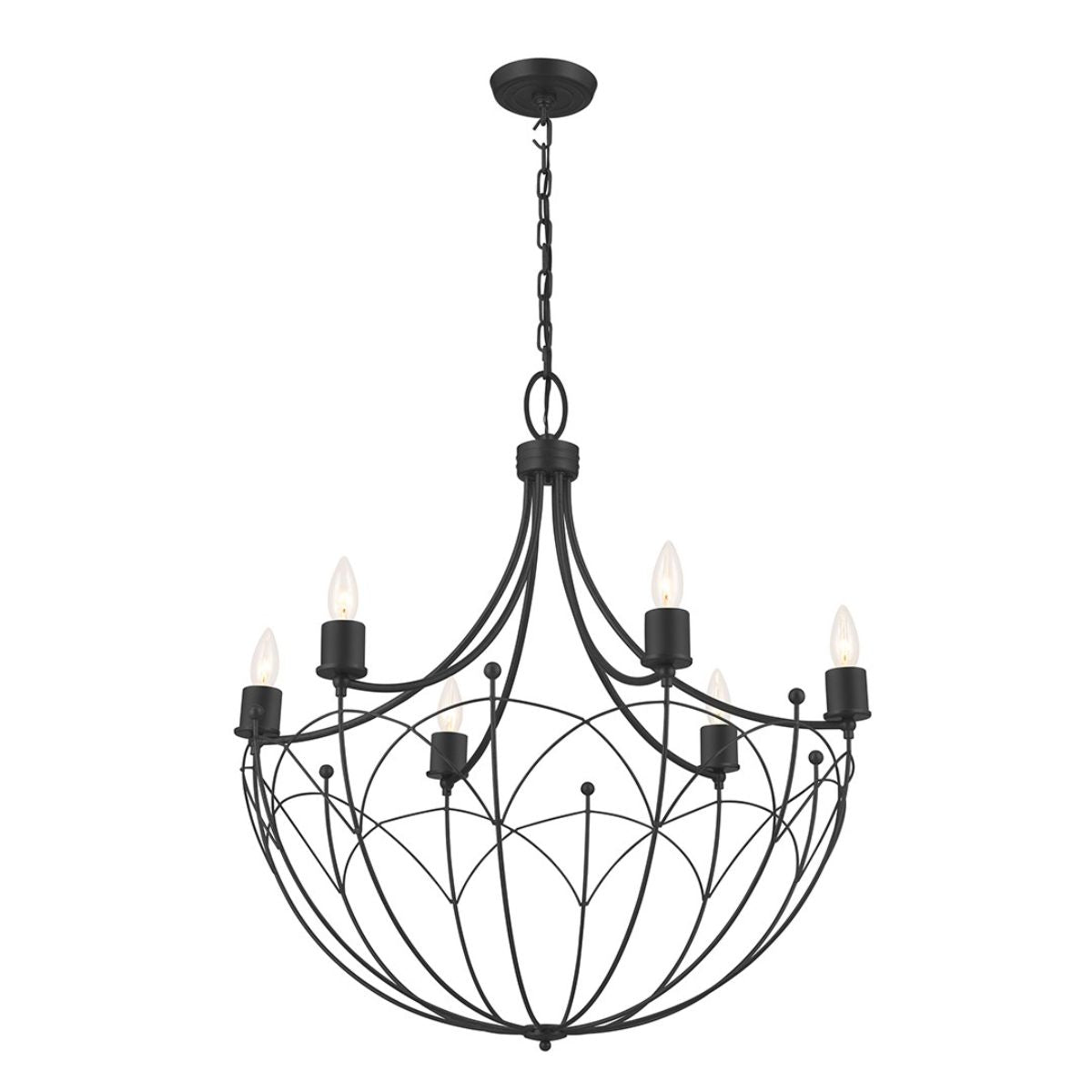 Topiary 28 in. 6 lights Chandelier - Bees Lighting