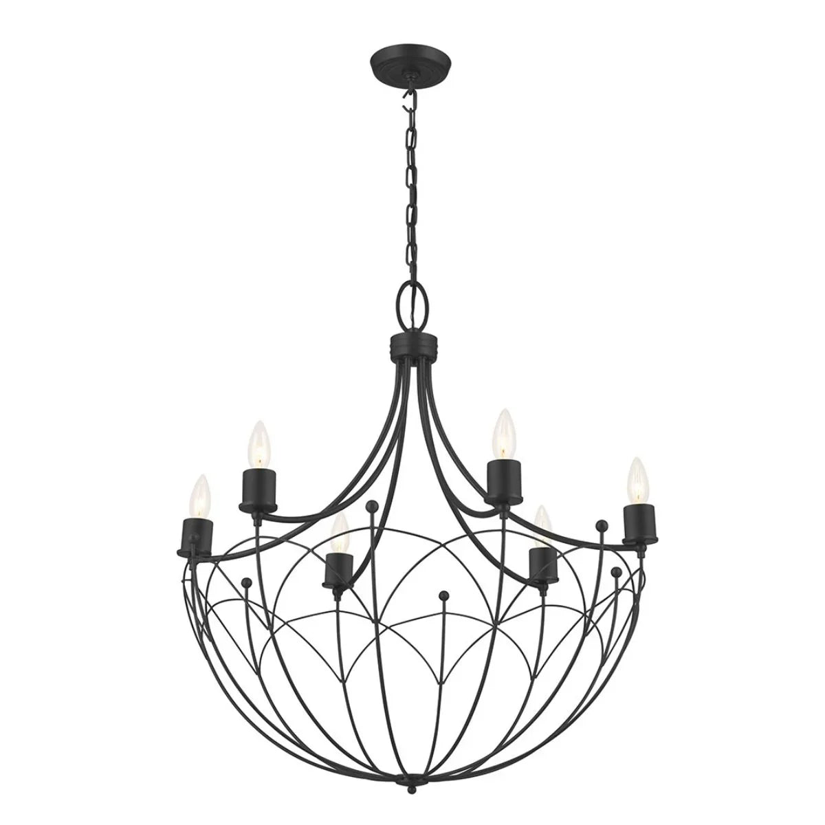Topiary 28 in. 6 lights Chandelier - Bees Lighting