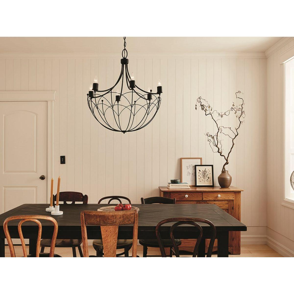 Topiary 28 in. 6 lights Chandelier - Bees Lighting