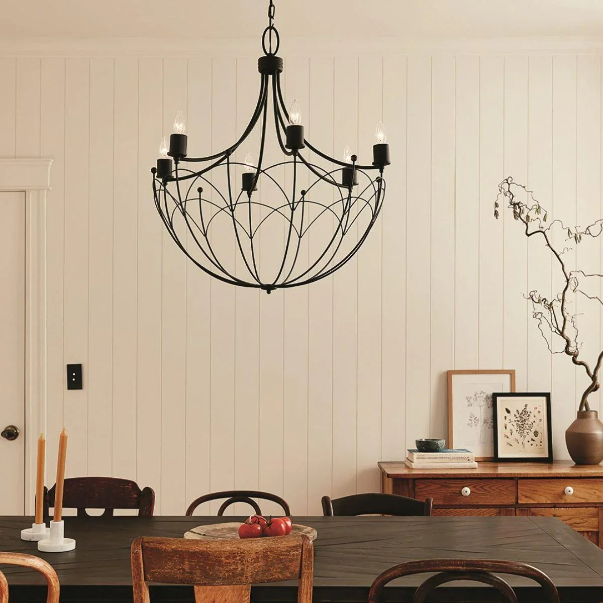 Topiary 28 in. 6 lights Chandelier - Bees Lighting