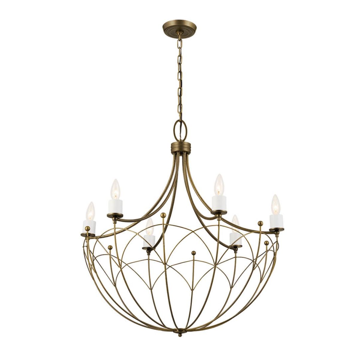 Topiary 28 in. 6 lights Chandelier - Bees Lighting