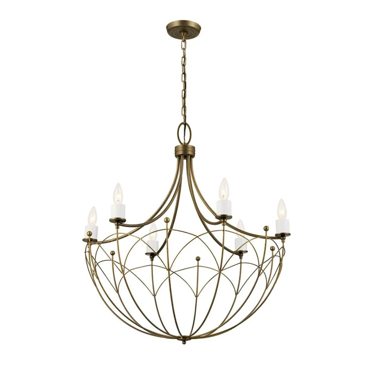 Topiary 28 in. 6 lights Chandelier - Bees Lighting