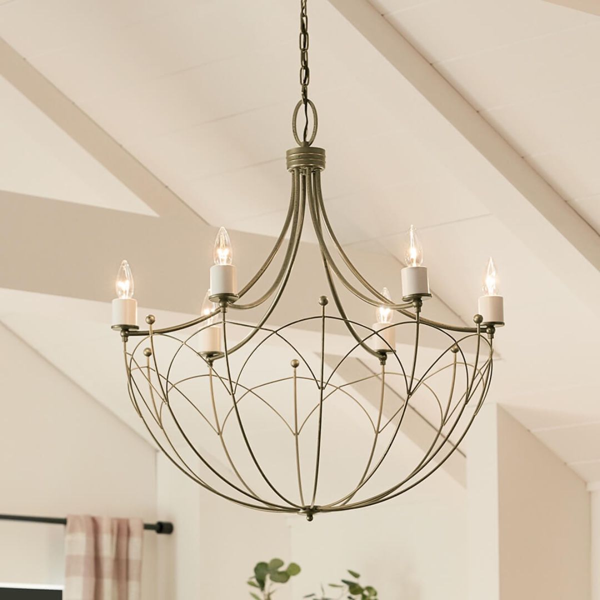 Topiary 28 in. 6 lights Chandelier - Bees Lighting