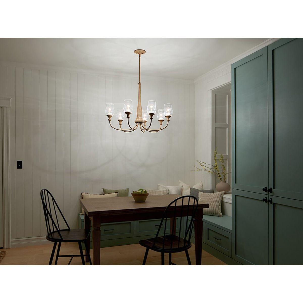 Melis 36 in. 7 lights Chandelier Gold finish - Bees Lighting