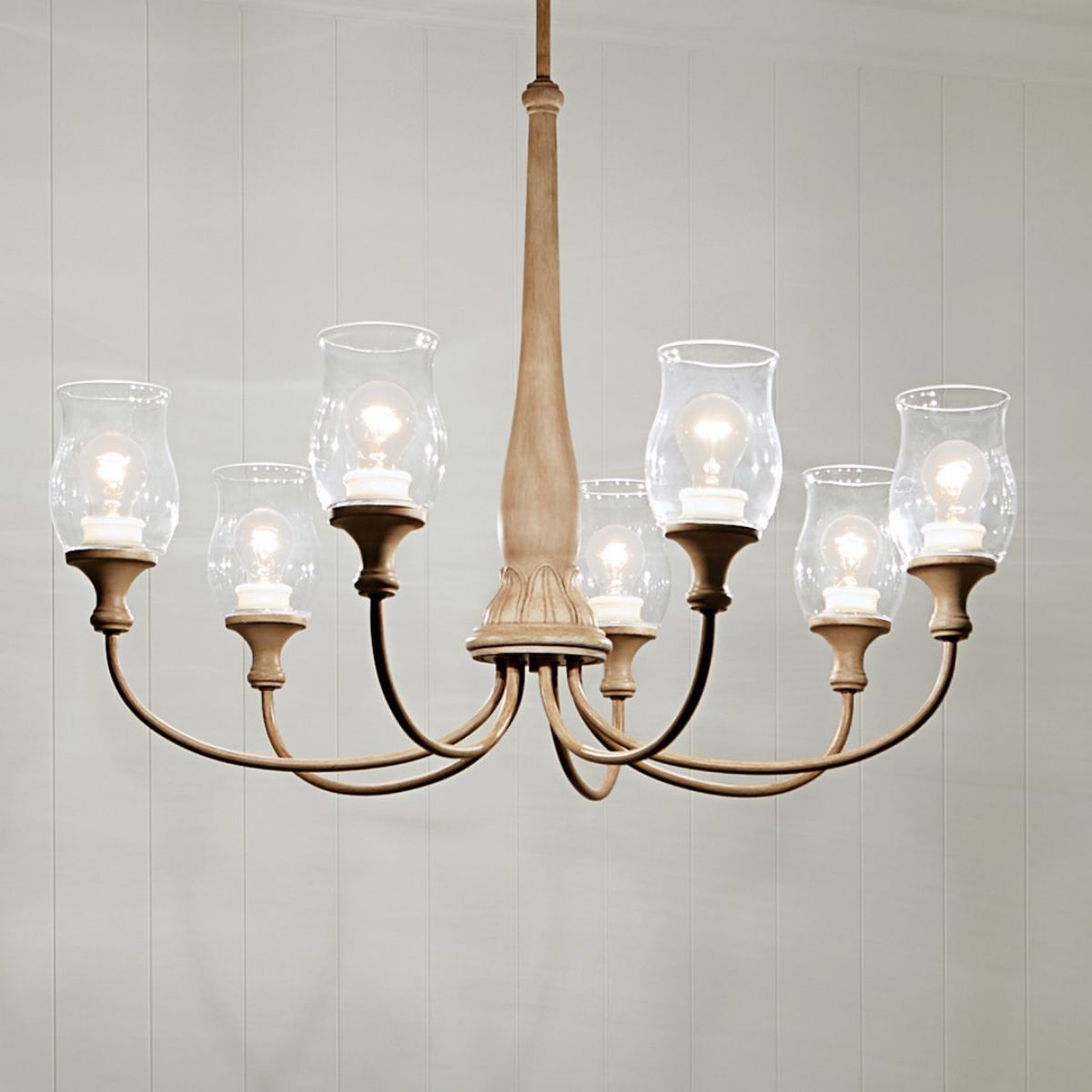 Melis 36 in. 7 lights Chandelier Gold finish - Bees Lighting