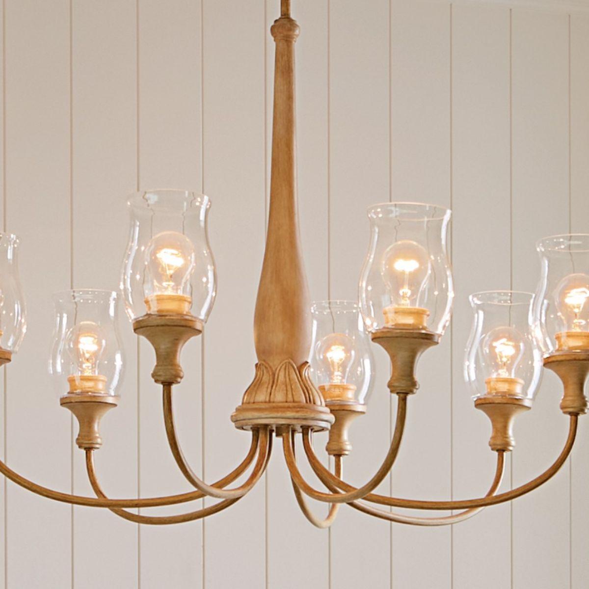 Melis 36 in. 7 lights Chandelier Gold finish - Bees Lighting