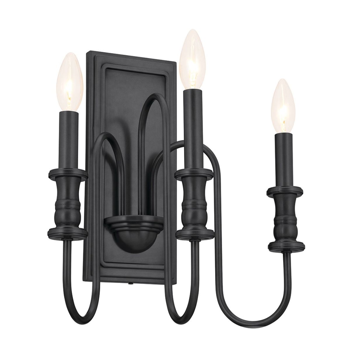 Karthe 15 in. 3 Lights Armed Sconce