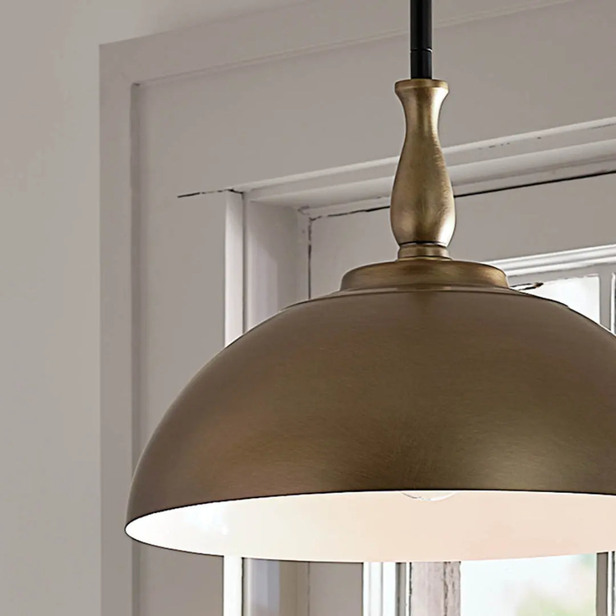 Fira 14 in. Pendant Light Natural Brass finish - Bees Lighting